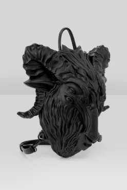 KILLSTAR Doomrider Backpack - Custom Moulded Baphomet Gothic Bag -Kill Star Store Doomrider Backpack H