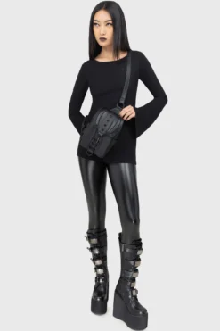 KILLSTAR Eclipsed Horizon Statement Crossbody Bag -Kill Star Store ECLYSPEDHORIZONBAG B