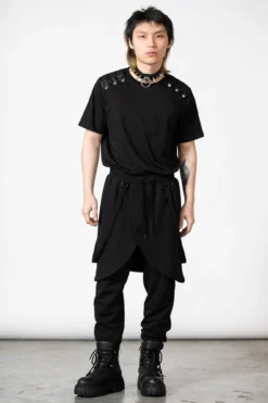 KILLSTAR Electro Core Joggers - Alternative Unisex Strapped Trousers 11 KILLSTAR Electro Core Joggers - Alternative Unisex Strapped Trousers -Kill Star Store ELECTRO CORE JOGGERS M C