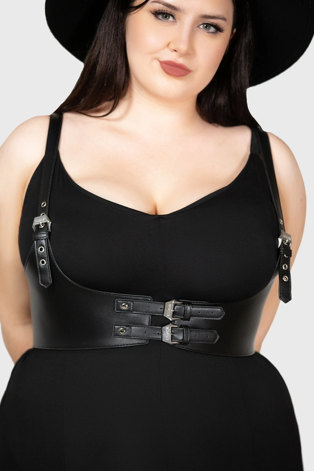 KILLSTAR Ember Pit Harness - Plus Size Faux Leather Accessory 3 KILLSTAR Ember Pit Harness - Plus Size Faux Leather Accessory - Image 3