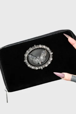 Killstar Enchanted Tales Moth Velvet Wallet