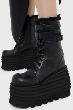 KILLSTAR Endless Hour Platform Boots -Kill Star Store ENDLESSHOURBOOTS C