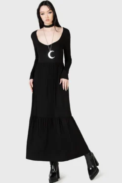 Eris Maxi Dress -Kill Star Store ERIS MIDI DRESS W D