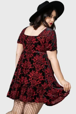 KILLSTAR x Twin Temple Eternal Torment Mini Dress [Plus Size] -Kill Star Store ETERNAL TORMENT MINI DRESS PLUS W D