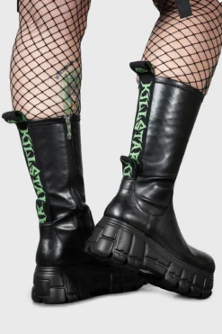KILLSTAR Everlasting Tall Boot - Chunky Platform Gothic Footwear -Kill Star Store EVERLASTING TALL BOOT B e48ce3b1 19b7 4287 8b30 585d3bd40de6