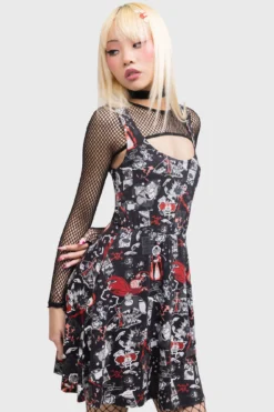Killstar x Powerpuff Girls Evil Inside Skater Dress