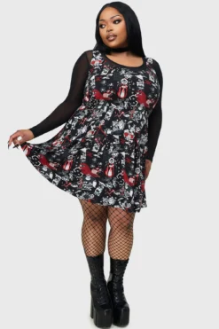 Killstar x Powerpuff Girls Evil Inside Skater Dress -Kill Star Store EVILINSIDESKATERDRESS PLUS B