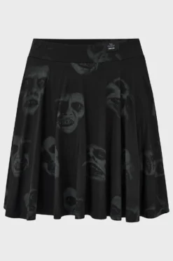Killstar Excellent Day For An Exorcism Skater Skirt 18 Killstar Excellent Day For An Exorcism Skater Skirt -Kill Star Store EXCELLENTDAYFORANEXORCISMSKATERSKIRT BLACK 1