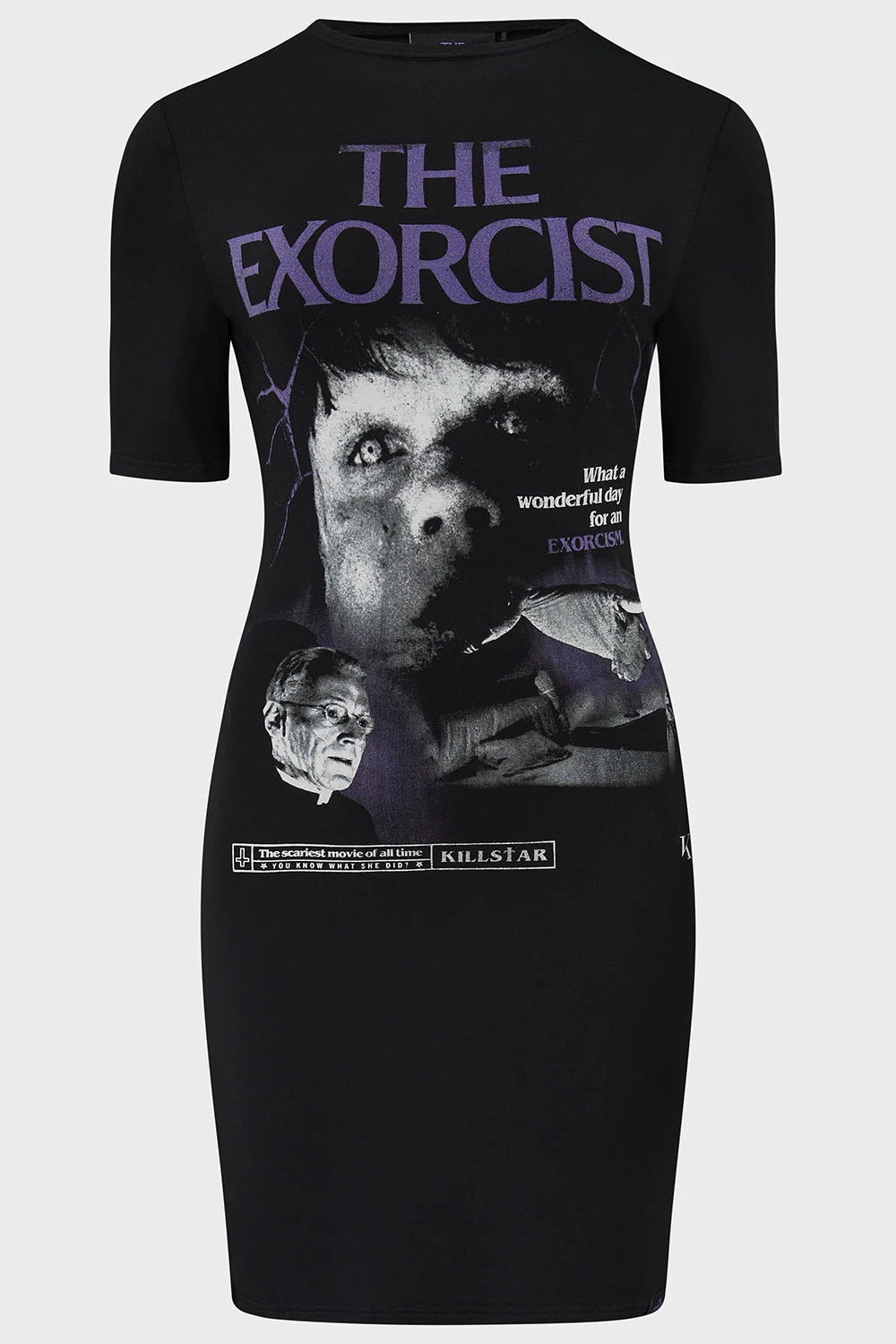 Killstar x The Exorcist Exorcised Soul Fitted Graphic Dress 6 Killstar x The Exorcist Exorcised Soul Fitted Graphic Dress - Image 6