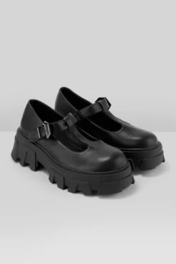 Killstar Eclipse Mary Janes - Chunky Platform Goth Shoes -Kill Star Store Eclipse Mary Janes