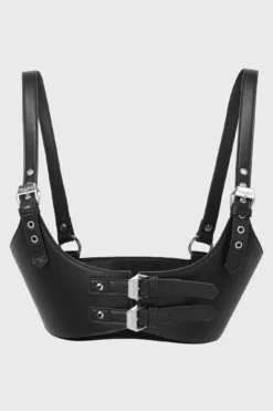 KILLSTAR Ember Pit Harness - Plus Size Faux Leather Accessory