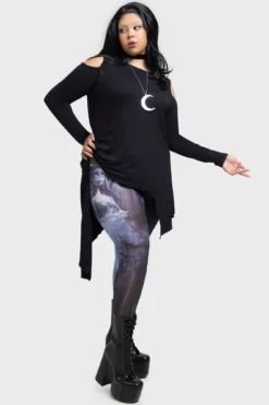 Killstar x Corpse Bride Emily In The Night Mesh Leggings 9 Killstar x Corpse Bride Emily In The Night Mesh Leggings -Kill Star Store Emily In The Night Leggings PLUS B