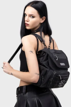 KILLSTAR Evernight Backpack - Statement Goth Convertible Bag -Kill Star Store EvernightBackpack D
