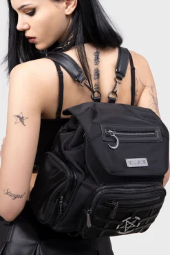 KILLSTAR Evernight Backpack - Statement Goth Convertible Bag -Kill Star Store EvernightBackpack E