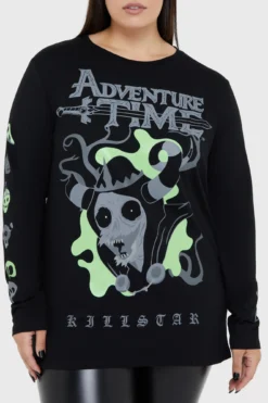 KILLSTAR Evil Magic Adventure Time Long Sleeve T-Shirt - Plus Size -Kill Star Store EvilMagicLongSleeveTShirt plus B fbf93ee3 bf6c 41f1 b88c 044b4b9c08a3