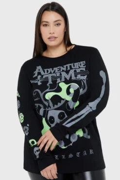 KILLSTAR Evil Magic Adventure Time Long Sleeve T-Shirt - Plus Size -Kill Star Store EvilMagicLongSleeveTShirt plus C 13c2aee6 a1bb 45c1 b073 cf92cfb2fdbd
