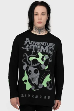 KILLSTAR Evil Magic Adventure Time Long Sleeve T-Shirt - Plus Size