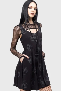 KILLSTAR x The Exorcist Excellent Day For An Exorcism Skater Dress 11 KILLSTAR x The Exorcist Excellent Day For An Exorcism Skater Dress -Kill Star Store Excellent Day For An Exorcism Skater Dress D