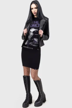 Killstar x The Exorcist Exorcised Soul Fitted Graphic Dress 9 Killstar x The Exorcist Exorcised Soul Fitted Graphic Dress -Kill Star Store Exorcised Soul Dress B