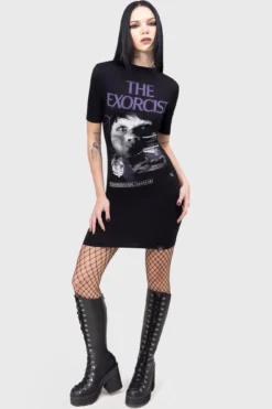 Killstar x The Exorcist Exorcised Soul Fitted Graphic Dress