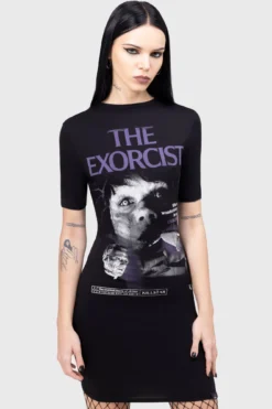 Killstar x The Exorcist Exorcised Soul Fitted Graphic Dress 8 Killstar x The Exorcist Exorcised Soul Fitted Graphic Dress -Kill Star Store Exorcised Soul Dress E