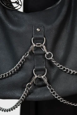 KILLSTAR Fading Bag - Gothic Textured PU Handbag with Lilith Sigil -Kill Star Store FADING BAG W E