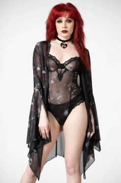 Fairy Moss Mesh Cover Up -Kill Star Store FAIRY MOSS MESH COVERUP W F