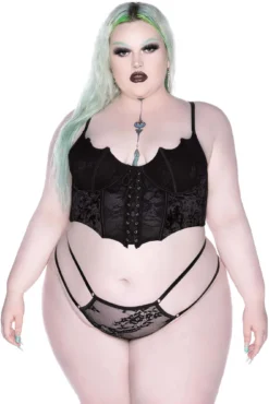 KILLSTAR Fang Lace Panty [PLUS] -Kill Star Store FANG BUSTIER PLUS B 73476245 0d51 47d3 a5a0 b17529e3c6fa