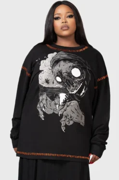 Killstar Fatality Sweater [Plus Size] -Kill Star Store FATALITY SWEATER W PLUS D