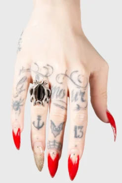 Killstar Fawn Ring - Sculpted Gothic Statement Jewelry