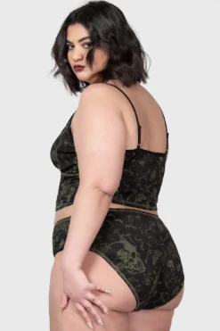 Forest Lush Bralet [PLUS] -Kill Star Store FOREST LUSH BRALET PLUS W D