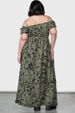KILLSTAR Forestine Maxi Dress [Plus Size] -Kill Star Store FORESTINE MAXI DRESS PLUS W F