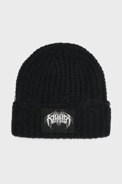 Killstar Forsaken Beanie - Soft Chunky Knit Gothic Hat 11 Killstar Forsaken Beanie - Soft Chunky Knit Gothic Hat -Kill Star Store FORSAKEN BEANIE 1