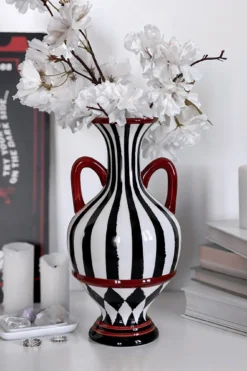 Funhouse Tall Handled Vase