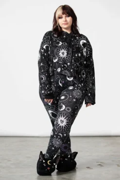 KILLSTAR Galaxy Lounge Leggings [Plus Size]