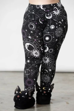 KILLSTAR Galaxy Lounge Leggings [Plus Size] -Kill Star Store GALAXY LOUNGE LEGGINGS PLUS W E