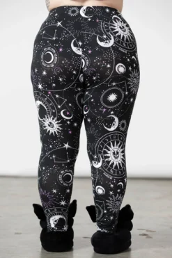 KILLSTAR Galaxy Lounge Leggings [Plus Size] -Kill Star Store GALAXY LOUNGE LEGGINGS PLUS W F