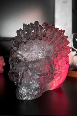 Geode Crystal Skull Ornament 9 Geode Crystal Skull Ornament -Kill Star Store GEODECRYSTALSKULLORNAMENT MIMO B