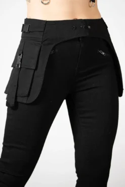 KILLSTAR Glitch Pocket Belt - Statement Denim Utility Accessory -Kill Star Store GLITCH POCKET BELT W E