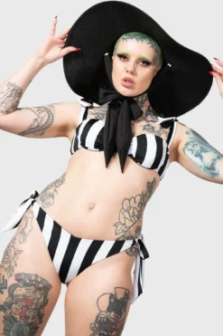 KILLSTAR Gothetica Statement Wide Brim Sun Hat -Kill Star Store GOTHICA SUN HAT W C