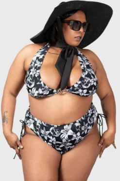 KILLSTAR Gothetica Statement Wide Brim Sun Hat -Kill Star Store GOTHICA SUN HAT W E