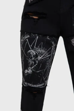 Alchemy Grail Of Loathing Skinny Jeans - Official Collaboration -Kill Star Store GRAILOFLOATHINGSKINNYJEANS D