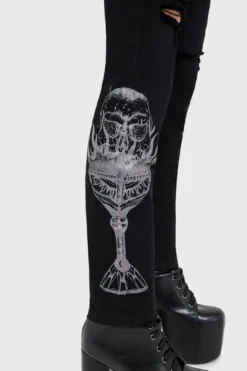 Alchemy Grail Of Loathing Skinny Jeans - Official Collaboration -Kill Star Store GRAILOFLOATHINGSKINNYJEANS E