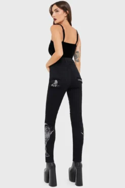 Alchemy Grail Of Loathing Skinny Jeans - Official Collaboration -Kill Star Store GRAILOFLOATHINGSKINNYJEANS F