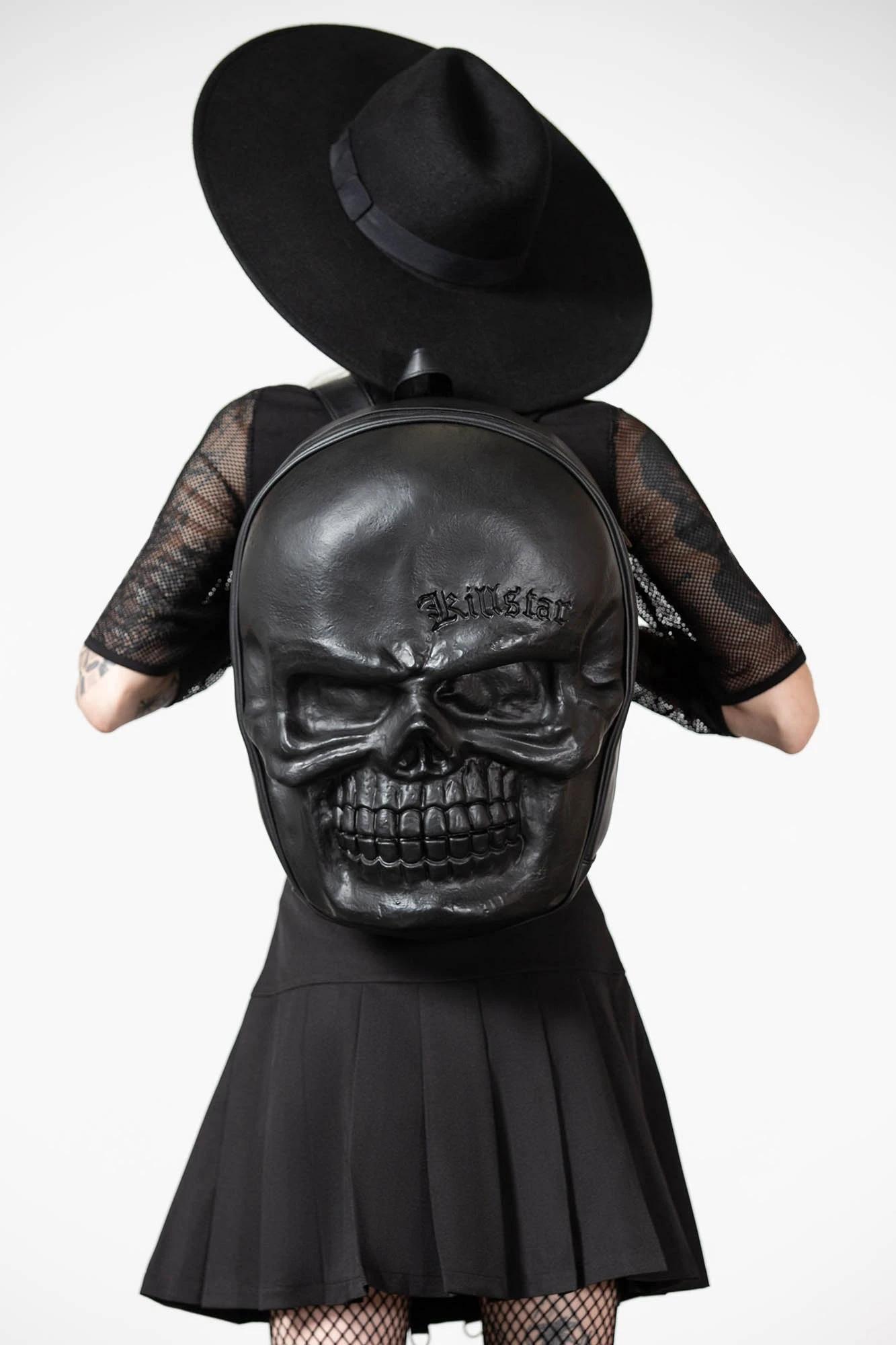 KILLSTAR Grave Digger Sculpted Skull Backpack 2 KILLSTAR Grave Digger Sculpted Skull Backpack - Image 2