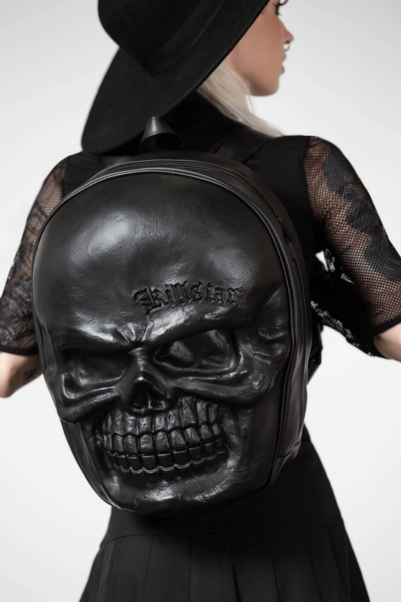 KILLSTAR Grave Digger Sculpted Skull Backpack 1 KILLSTAR Grave Digger Sculpted Skull Backpack