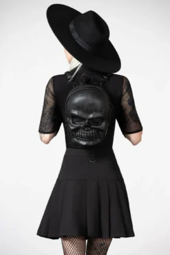 Killstar Grave Digger Skull Mini Backpack -Kill Star Store GRAVE DIGGER MINI BACKPACK W 3