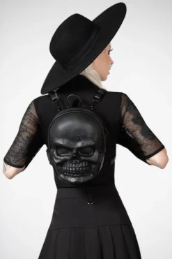 Killstar Grave Digger Skull Mini Backpack -Kill Star Store GRAVE DIGGER MINI BACKPACK W 4