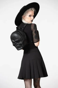 Killstar Grave Digger Skull Mini Backpack -Kill Star Store GRAVE DIGGER MINI BACKPACK W 6