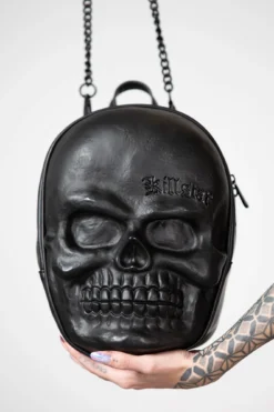 Killstar Grave Digger Skull Mini Backpack -Kill Star Store GRAVE DIGGER MINI BACKPACK W 8